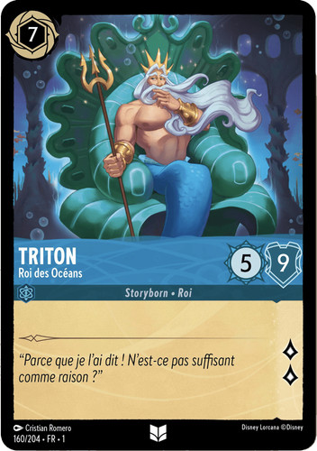 Triton roi des océans - triton,