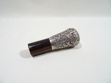 OLD CANE KNOB UMBRELLA SILVER CHISEL