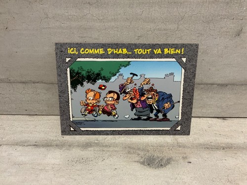 Carte postale spirou dupuis - carte, spirou.