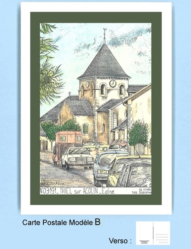 03191 carte postale - cp, b