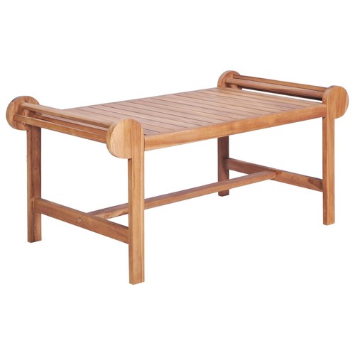 Teck massif table - basse, de