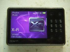 Creative Zen X-Fi (8GB) Digital Media MP3 Player Black. Works great, good cond.