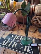 Original Old Vintage Peter Bliss Pink Tulip Table Lamp Retro Pop Art Designer 