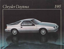 Brochure Chrysler Daytona 09/1984 Anglais / English
