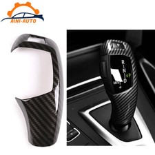 Carbon Fiber Style Shift Cover Accessories for BMW X3 X4 X5 X6 F30 F10 F20 F34
