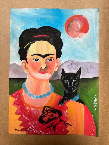 Frida kahlo dessin - frida, sur