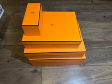 Lots de boîtes Hermès orange