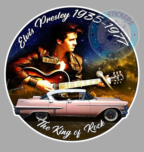 Sticker chanteur elvis presley - chanteur,