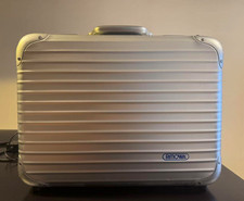 RIMOWA Aluminum Attache Case Silver Business Briefcase