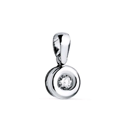 Pendentif blanc 18k 750 5 - pendentif,