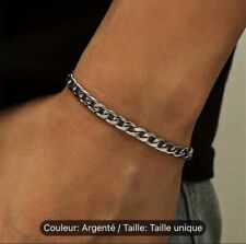 Bracelet De Chaîne En Acier Inoxydable Pour Hommes Bijoux A La Mode Très Élégant