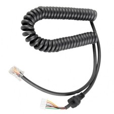 Câble Microphone Durable pour Radios Yaesu FT 7800 8800 8900 1802 Bobine Noire