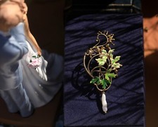Broche Art Nouveau Une Branche