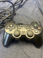 sony playstation 2 controller Black Corded NOT tESTEd
