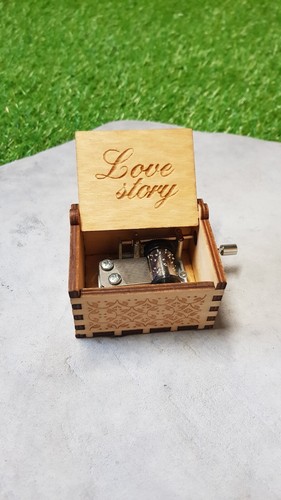 Boîte musique bois love - boîte,