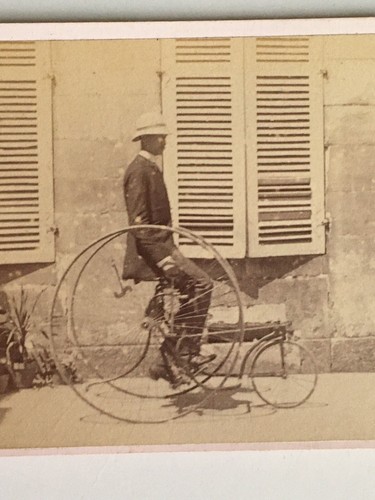 Photo albumine vélo tricycle - vélo,