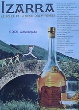 PUBLICITE IZARRA LIQUEUR PAYS