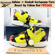 Taille homme Adidas × Reebok Instapump Fury Boost Og jaune rouge FW5305