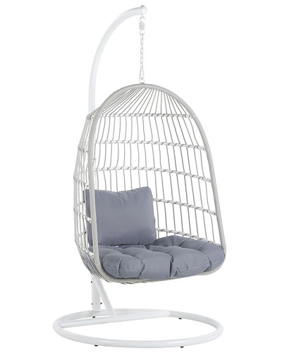 Beliani fauteuil suspendu en - -,