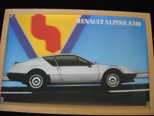 Affiche poster renault - poster, alpine