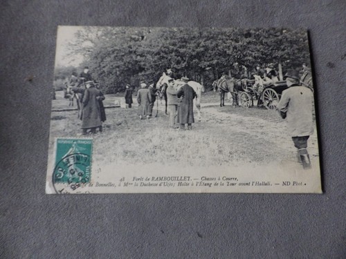 Cpa chasse courre en - cpa,