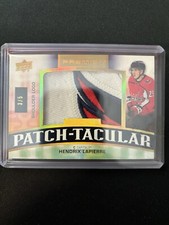 2021-22 Upper Deck Premier Hendrix Lapierre Rookie Patch-Tacular 3/5 Shoulder
