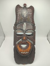 Grand masque africain, Bois