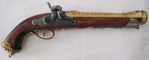 Deco replique pistolet silex - replique, a