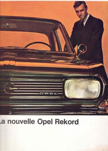 Catalogue brochure opel rekord - opel,