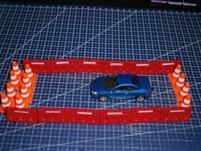 rambarde de travaux avec cones de travaux pour vos durama