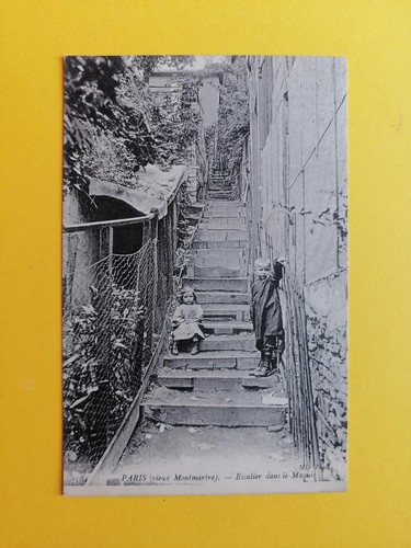 Cpa écrite 1906 paris - cpa,