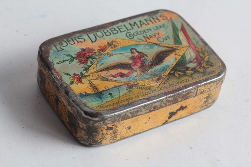 Boîte cigarettes tôle - boîte, à