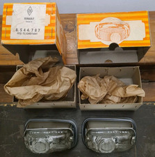 RENAULT DAUPHINE  DOLPHIN  SIDELIGHTS INDICATORS  NEW OLD STOCK BOXED x2 