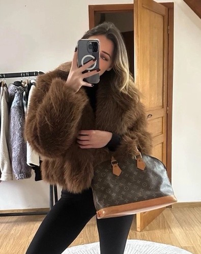 Veste fausse fourrure - fausse,