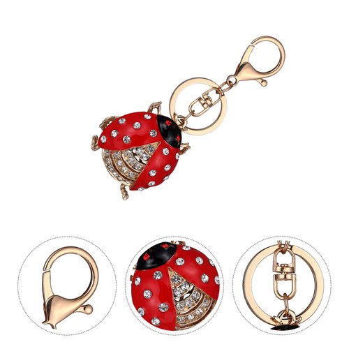 Coccinelle strass porte clés - coccinelle, porte-clés