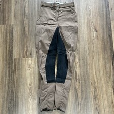 Pikeur Lugana Stretch Full Seat Breeches Brown Size 38 US 25 25x28 Equestrian