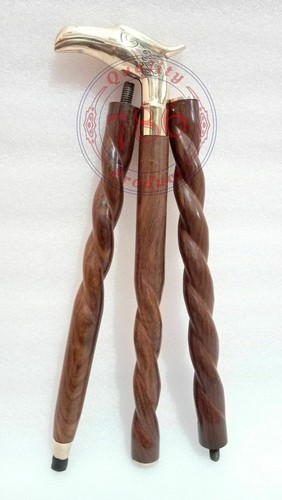 Canne marche bois à - canne,