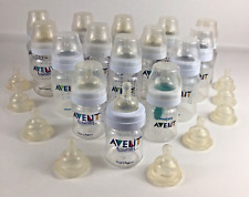 Philips Avent Naturally Baby 15 Bottle Lot Infant Feeding Screw Cap Lid Nipples