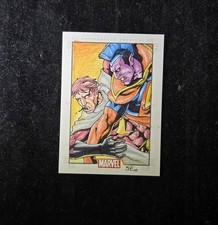 Marvel Heroes & Villains Artist Sketch - Gladiator + Vulcan by Nestor Celario