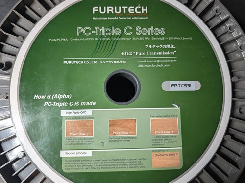 Câble furutech tcs31 - câble,