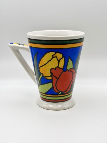 Multicolor ceramic tulips - ceramic,