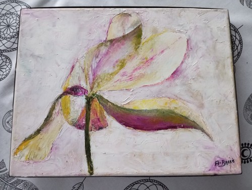 Tableau toile peinture - , huile
