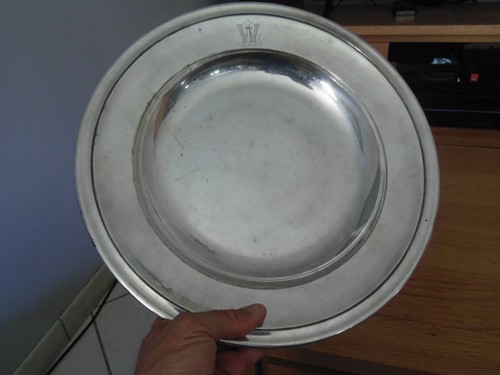 Christofle grand plateau rond - christofle:,