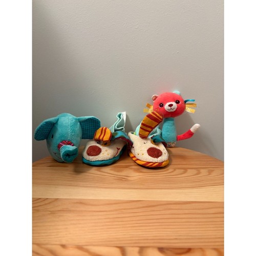 Lilliputiens plush baby rattle - plush,