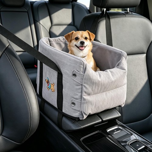 Cozy center console dog car - dog,