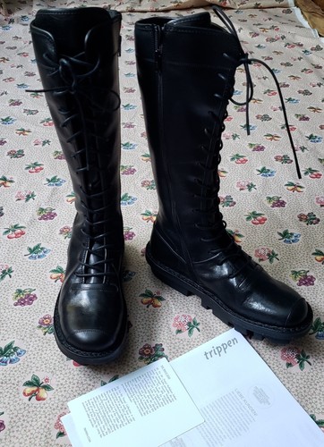 Trippen black leather - trippen, up
