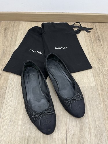 Ballerines chanel noir - ballerines,