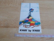 Autocollant K-WAY BY K-WAY
