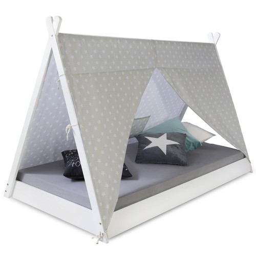 Lit enfant tipi tissu 90x200 - lit,