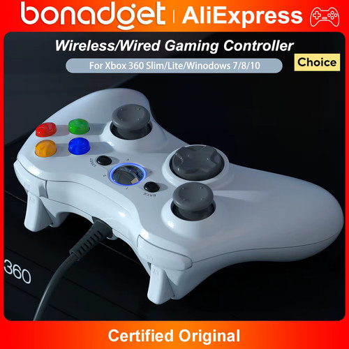 Manette xbox 360 slim fil - manette,
